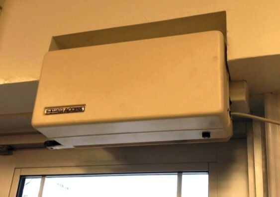 Power Access Model 4300R Automatic Door Opener Cubby Hole_Soffit Install