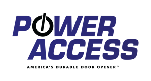 Power Access Logo with Tagline "America's Durable Door Opener"