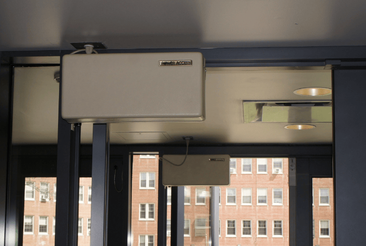Up-Close of Power Access Model 4300 Inverted Left-Hand Vestibule Application